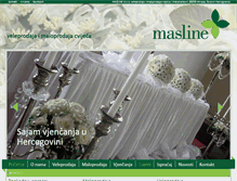 Tablet Screenshot of masline.ba